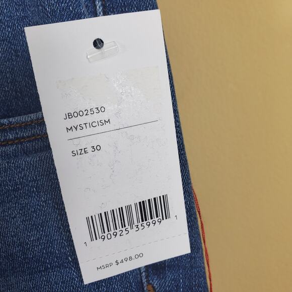 J Brand X Kozaburo Jolene High-rise Cropped Deconstructed Jean Size 30 - Picture 7 of 10